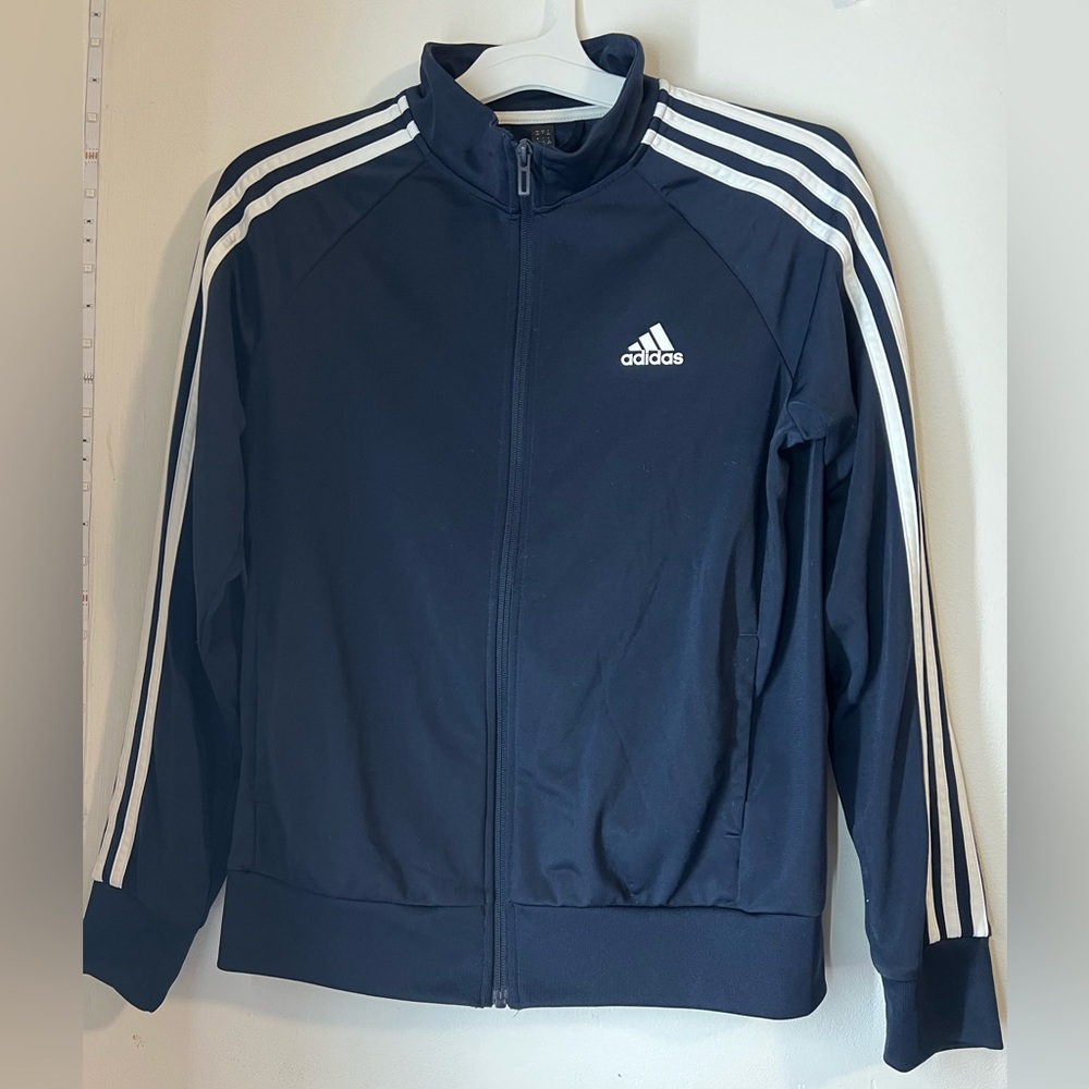 Women’s Adidas Warm-Up Slim 3 stripes track jacket Legend Ink
